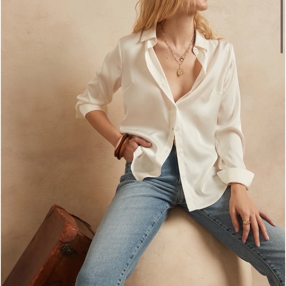 White button up shirt
